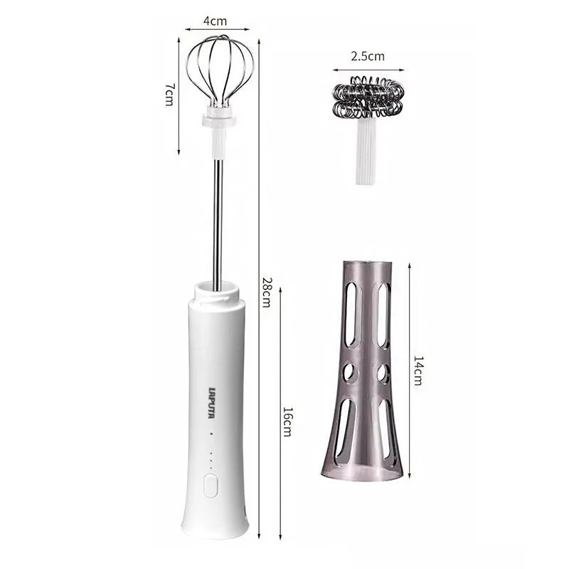 Coffee Milk Frother Portable Electric Milk Frothers Kitchen Miniature Milks Foam Machine Decoration Mixer Blender Coffeeware
Coffee Milk Frother Portable Electric Milk Frothers Kitchen Miniature Milks Foam Machine Decoration Mixer Blender Coffeeware