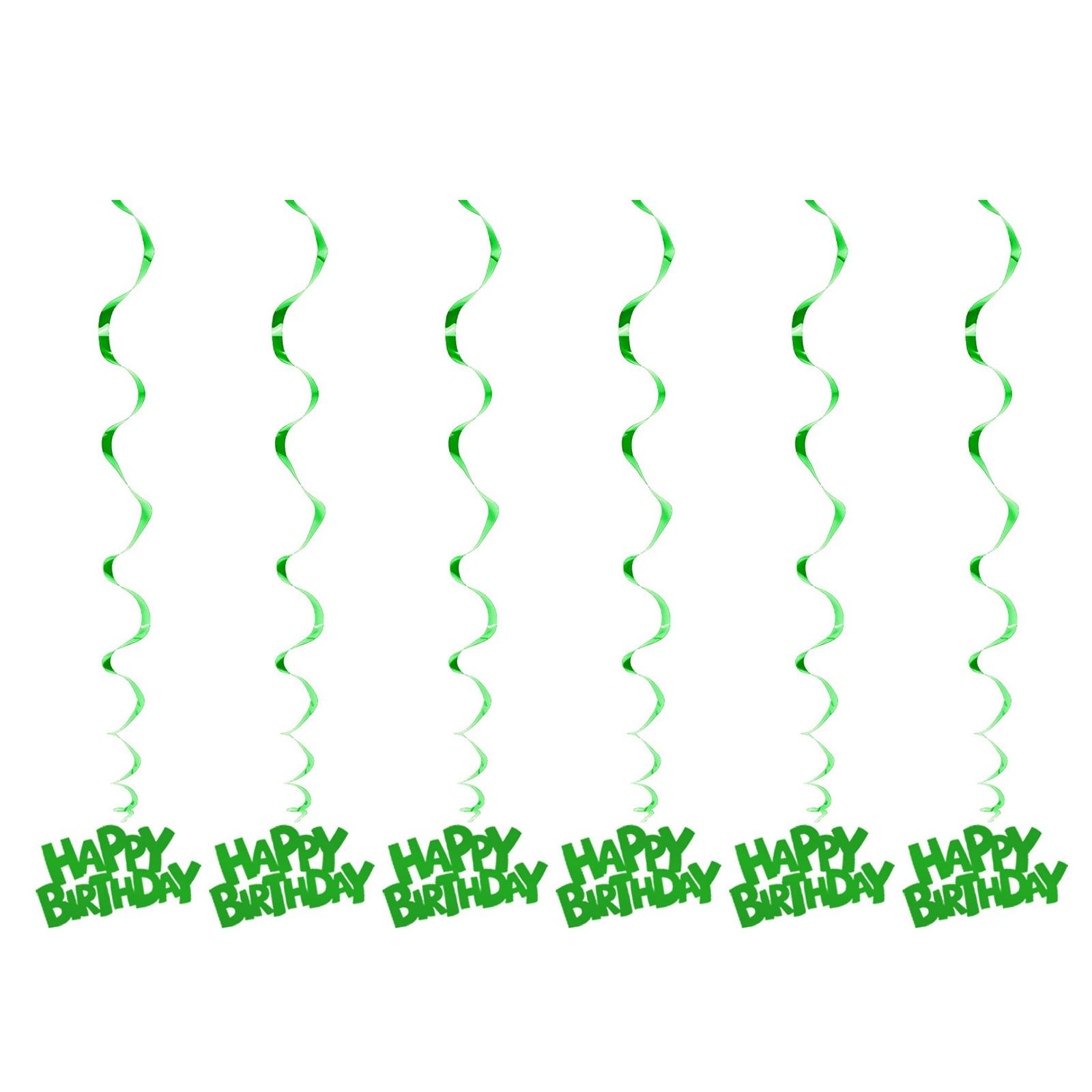 Set of 6 High Quality Spirals Birthday Decorations Spirals Hanging Decoration Perfect For Birthday Festival Gathering зелёный
Set of 6 High Quality Spirals Birthday Decorations Spirals Hanging Decoration Perfect For Birthday Festival Gathering зелёный