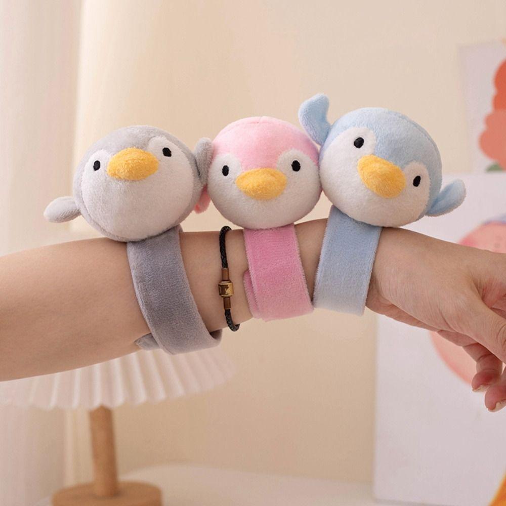 Simulation Plush Doll Slap Bracelet Cartoon Animal Little Penguin Plush Wrist Band Christmas Toy сірий колір
Simulation Plush Doll Slap Bracelet Cartoon Animal Little Penguin Plush Wrist Band Christmas Toy сірий колір