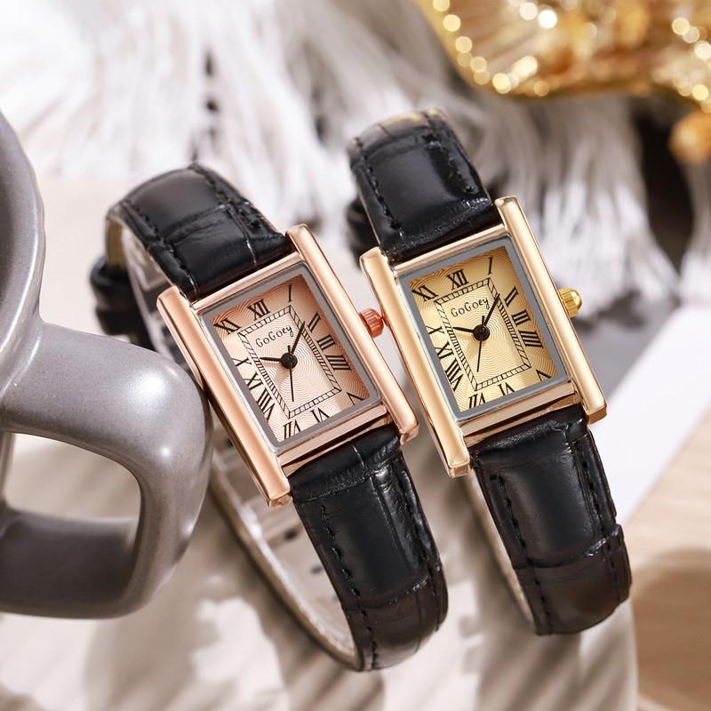 Retro Style Women s Quartz Watch with Leather Strap - Trendy Small Rectangle Design
Retro Style Women s Quartz Watch with Leather Strap - Trendy Small Rectangle Design