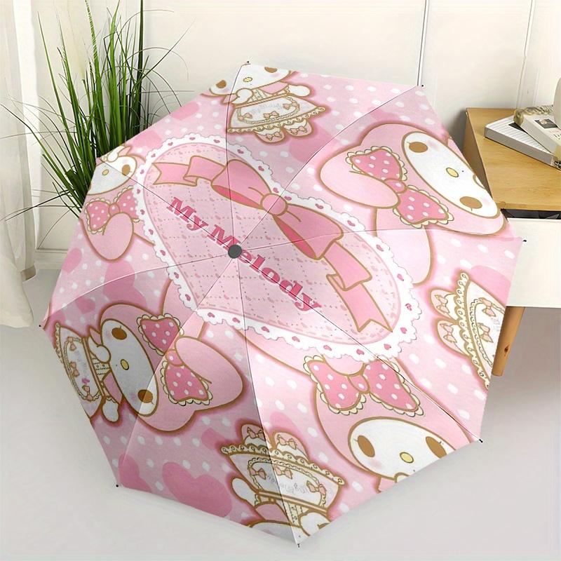 My Melody,Pink Bow Automatic Folding Umbrella-Simple 8-Rib Design, Bright Cartoon Pattern, Durable Iron Frame, Suitable For Travel, Outdoor,
My Melody,Pink Bow Automatic Folding Umbrella-Simple 8-Rib Design, Bright Cartoon Pattern, Durable Iron Frame, Suitable For Travel, Outdoor,