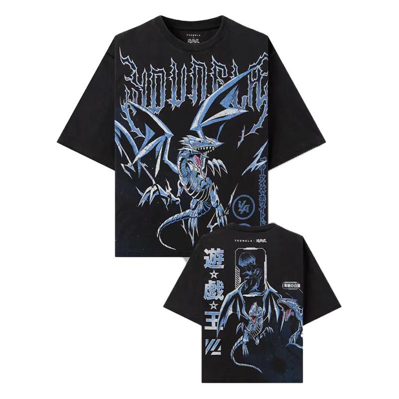 Trendy YOUNG Yu-Gi-Oh! Unisex Heavyweight Cotton T-Shirt - Loose, Plus-Size, Casual Hip-Hop Style for Summer S
Trendy YOUNG Yu-Gi-Oh! Unisex Heavyweight Cotton T-Shirt - Loose, Plus-Size, Casual Hip-Hop Style for Summer S