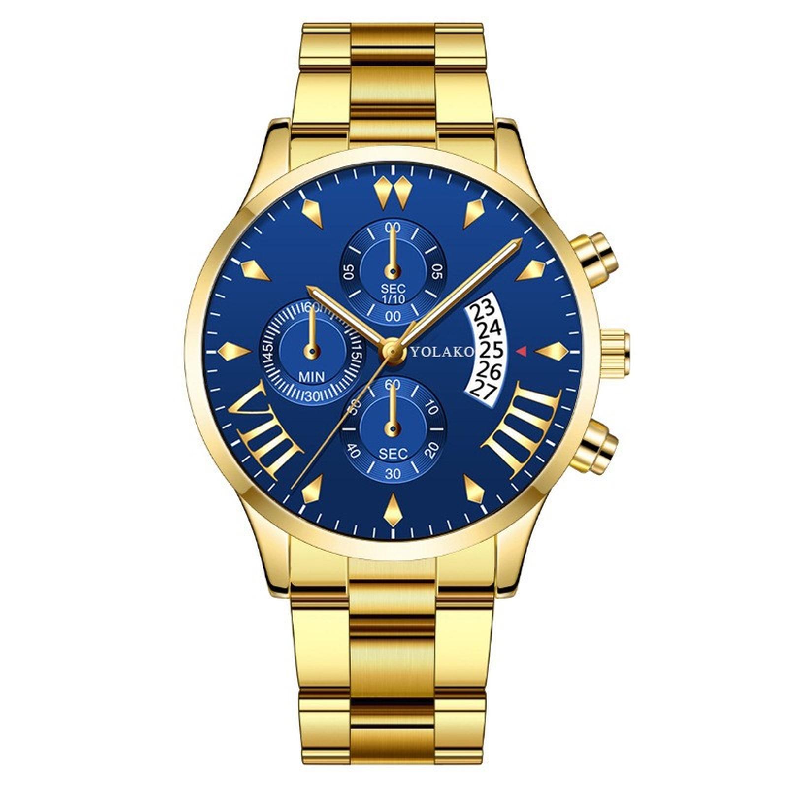 Мужские водонепроницаемые светящиеся наручные часы-будильник для бега One Size золотой
Мужские водонепроницаемые светящиеся наручные часы-будильник для бега One Size золотой