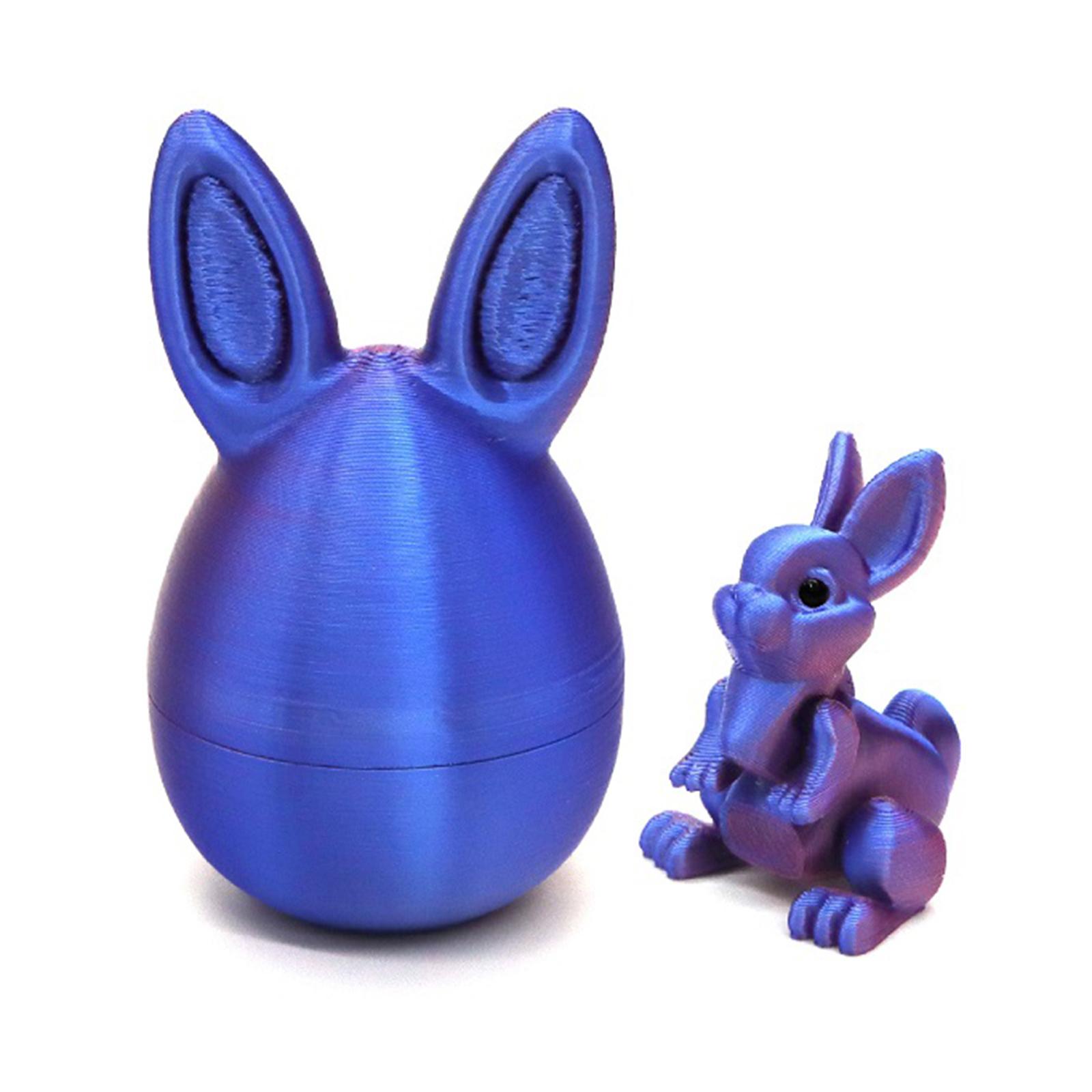 Easter 3D Printed Bunny Eggs Set with Mini Cute Rabbit 3D Printing Egg Bunny Ornaments Mini Prefilled Eggs Home Decor Keepsake
Easter 3D Printed Bunny Eggs Set with Mini Cute Rabbit 3D Printing Egg Bunny Ornaments Mini Prefilled Eggs Home Decor Keepsake