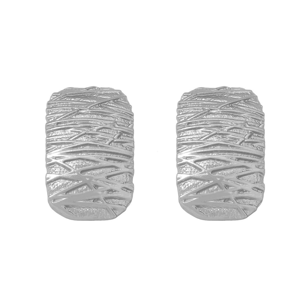 European and American casual textured geometric rectangular earrings with a fashionable and classic style for ladies
European and American casual textured geometric rectangular earrings with a fashionable and classic style for ladies