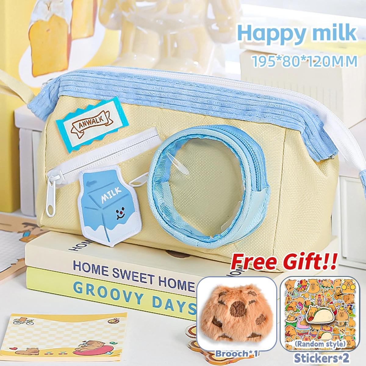 Kawaii Bag Large Capacity Ins Pencil Case for Girls, Cute School Supplies Organizer Pouch, Teen Student Stationery Storage Gifts
Kawaii Bag Large Capacity Ins Pencil Case for Girls, Cute School Supplies Organizer Pouch, Teen Student Stationery Storage Gifts