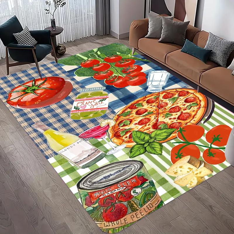 Food Collage Area Rug Colorful Delicious Food Print Washable Non-Slip Carpet Mat for Living Bedroom Dining Room Kids Playroom 40x60CM
Food Collage Area Rug Colorful Delicious Food Print Washable Non-Slip Carpet Mat for Living Bedroom Dining Room Kids Playroom 40x60CM