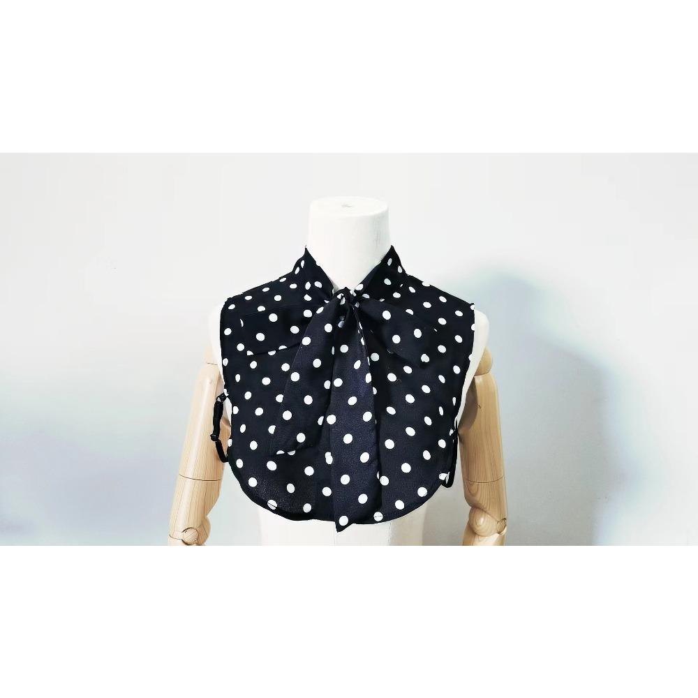 Модный воротник рубашки в горошек, многофункциональный декоративный воротник внутри, женский воротник-шаль с имитацией воротника
Модный воротник рубашки в горошек, многофункциональный декоративный воротник внутри, женский воротник-шаль с имитацией воротника