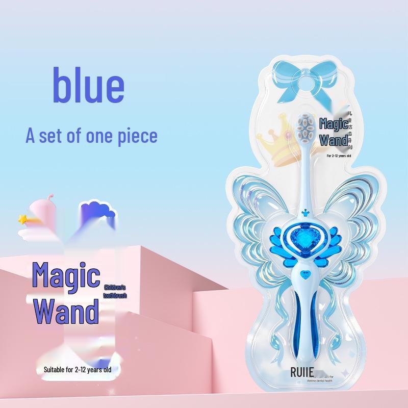 Kids Magic Wand Toothbrush: Soft Bristles, Cartoon Design, Ages 2-12, Educational & Fun Dental Care
Kids Magic Wand Toothbrush: Soft Bristles, Cartoon Design, Ages 2-12, Educational & Fun Dental Care