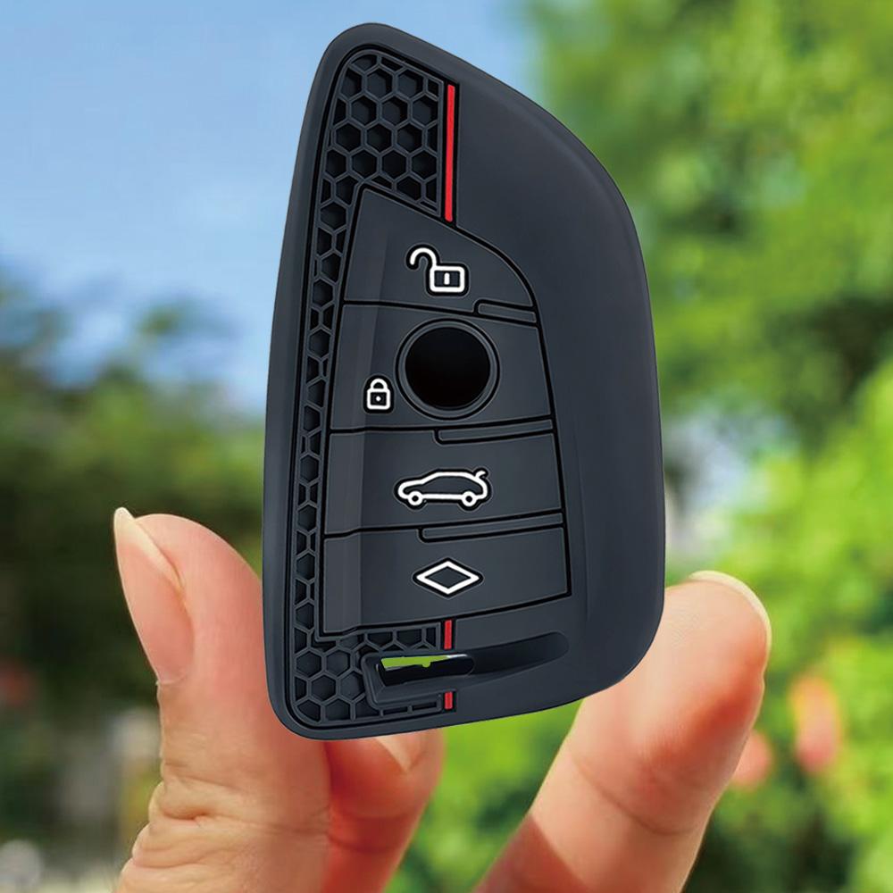 Car Silicone Remote Key Cover Keychain Key Case FOB for BMW X1 X3 X4 X5 X6 Series 1 2 3 5 7 G20 G02 G05 G31 G23 F34 F15 F40 IX3 чорний
Car Silicone Remote Key Cover Keychain Key Case FOB for BMW X1 X3 X4 X5 X6 Series 1 2 3 5 7 G20 G02 G05 G31 G23 F34 F15 F40 IX3 чорний