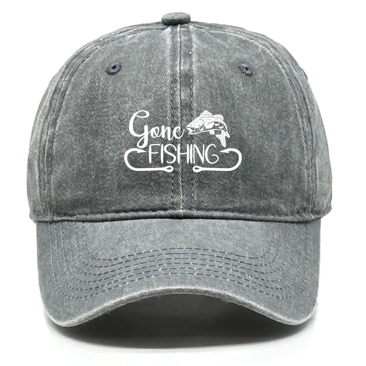 Gone FISHING Print Snapback Sun Hat, Fishhook Dad Hat Leisure Headwear Distressed Solid Snapback Baseball Cap as the picture серый
Gone FISHING Print Snapback Sun Hat, Fishhook Dad Hat Leisure Headwear Distressed Solid Snapback Baseball Cap as the picture серый