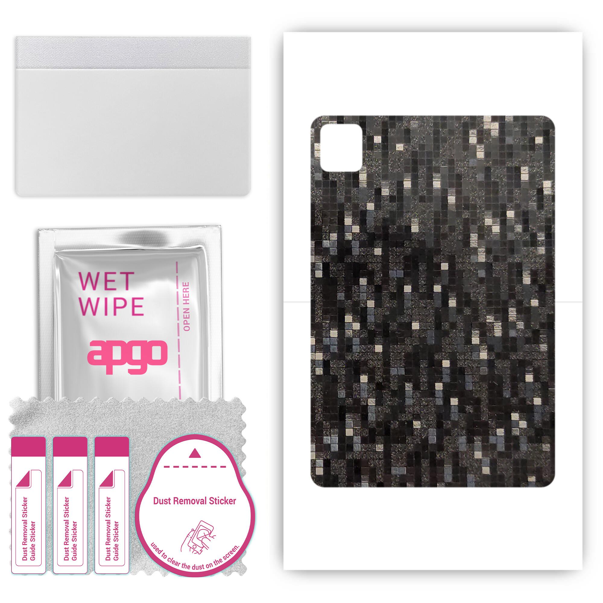 apgo Protective Skin Sticker for the back compatible with TCL TAB 10s, Wrap Film, Foil, Vinyl - Pattern Carbon Black Pixel
apgo Protective Skin Sticker for the back compatible with TCL TAB 10s, Wrap Film, Foil, Vinyl - Pattern Carbon Black Pixel