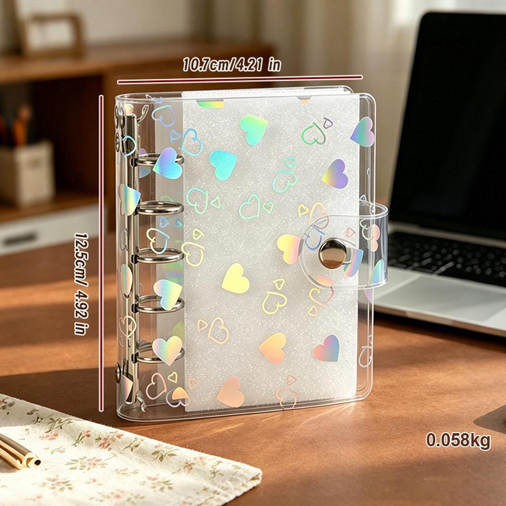 PVC Loose-Leaf Notebook Shell A5/A6/A7/M5 Planner Cover Binder Cover Journaling Scrapbooking M5
PVC Loose-Leaf Notebook Shell A5/A6/A7/M5 Planner Cover Binder Cover Journaling Scrapbooking M5