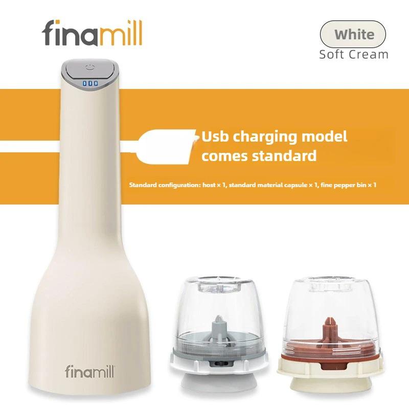 Finamill Електричний Млинок для Перцю Побутовий Автоматичний Однією Рукою Морська Сіль Перець Кунжут Приправа Подрібнювальна Пляшка
Finamill Електричний Млинок для Перцю Побутовий Автоматичний Однією Рукою Морська Сіль Перець Кунжут Приправа Подрібнювальна Пляшка