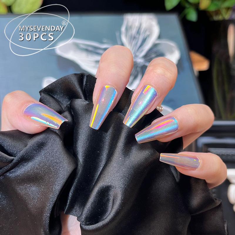 Trendy Autumn Glitter Press-On Nail Tips: High-End, Colorful, Removable for a Spicy Look Pre-made Nail Strips - 30 pieces/board
Trendy Autumn Glitter Press-On Nail Tips: High-End, Colorful, Removable for a Spicy Look Pre-made Nail Strips - 30 pieces/board