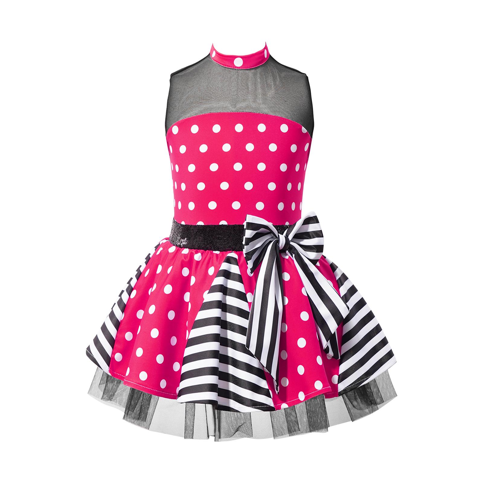 Girls Sleeveless Tutu Dress Round Collar Polka Dots Print Mesh Sequins Bowknot Waist Patchwork Style Costume 13-14 Years
Girls Sleeveless Tutu Dress Round Collar Polka Dots Print Mesh Sequins Bowknot Waist Patchwork Style Costume 13-14 Years