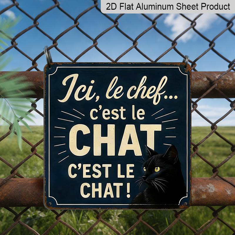 2D Flat, 1pc, Vintage Metal Aluminum Sign, Decorative Plaques and Ornaments, Cat Sovereignty Declaration Theme, Playful Home Style, Suitable for 20*20cm
2D Flat, 1pc, Vintage Metal Aluminum Sign, Decorative Plaques and Ornaments, Cat Sovereignty Declaration Theme, Playful Home Style, Suitable for 20*20cm