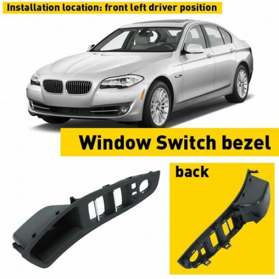Door Switch Panel Handle Pull Inner Trim Front Left for 10-17 BMW 5 Series F10
Door Switch Panel Handle Pull Inner Trim Front Left for 10-17 BMW 5 Series F10