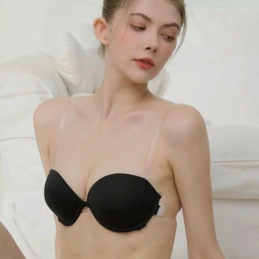 Removable Shoulder Strap Strapless Bra Women Underwear Invisible Bra Wedding Bra Vest Skirt Dress M чорний
Removable Shoulder Strap Strapless Bra Women Underwear Invisible Bra Wedding Bra Vest Skirt Dress M чорний