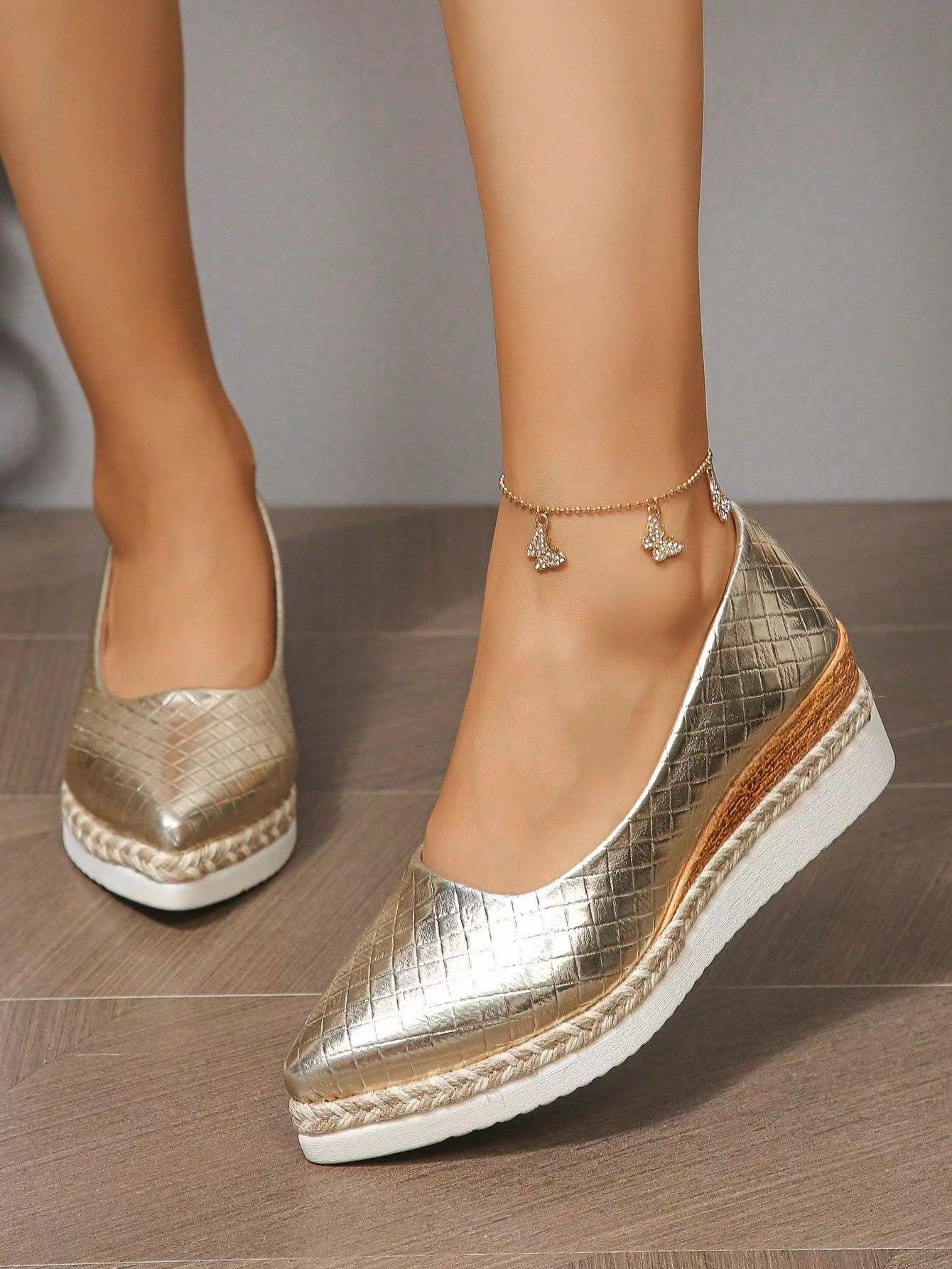 Женская обувь высокого качества, женские туфли на низком каблуке, модные повседневные туфли-лодочки, женская обувь, горячая распродажа, туфли-лоферы на танкетке больших размеров 37 золотой
Женская обувь высокого качества, женские туфли на низком каблуке, модные повседневные туфли-лодочки, женская обувь, горячая распродажа, туфли-лоферы на танкетке больших размеров 37 золотой