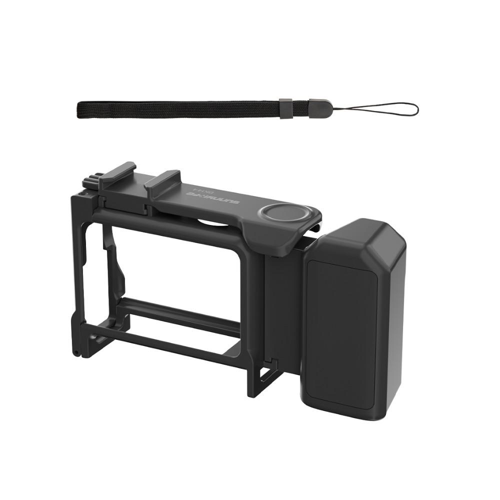 Quick Release Photography Street Grip Kit Shutter Button With Cold Shoe Rabbit Cage Grip 2 in1 Detachable for DJI Osmo Action 6 чорний
Quick Release Photography Street Grip Kit Shutter Button With Cold Shoe Rabbit Cage Grip 2 in1 Detachable for DJI Osmo Action 6 чорний