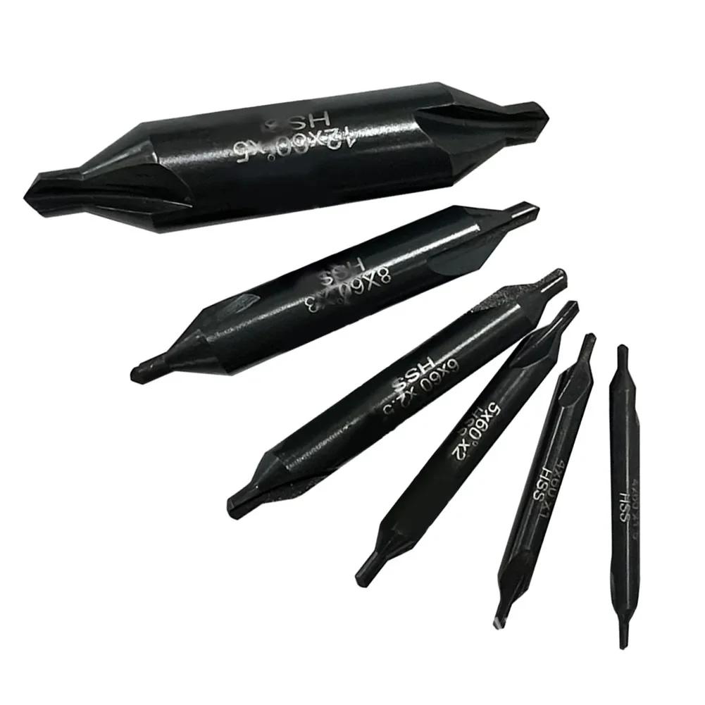 6pcs HSS Center Drill Lathe Combined Tool Bit Countersink Tackle Center Spotting Drill Mill 60 Degree Angle Black China Mainland
6pcs HSS Center Drill Lathe Combined Tool Bit Countersink Tackle Center Spotting Drill Mill 60 Degree Angle Black China Mainland