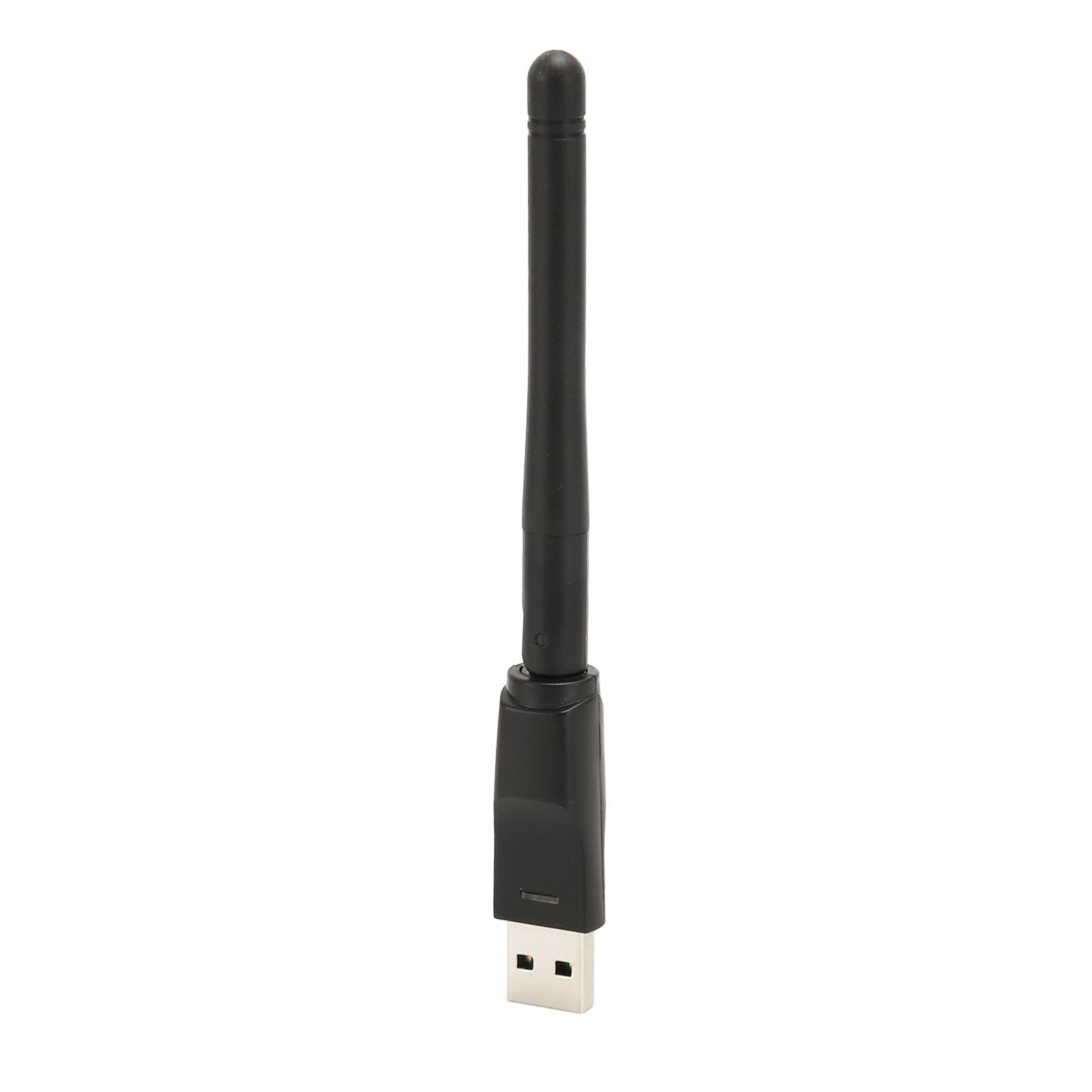 USB WiFi адаптер MT7601 150 Мбіт/с Мережева карта Wi-Fi з вбудованою антеною для Windows Desktop Ноутбука
USB WiFi адаптер MT7601 150 Мбіт/с Мережева карта Wi-Fi з вбудованою антеною для Windows Desktop Ноутбука