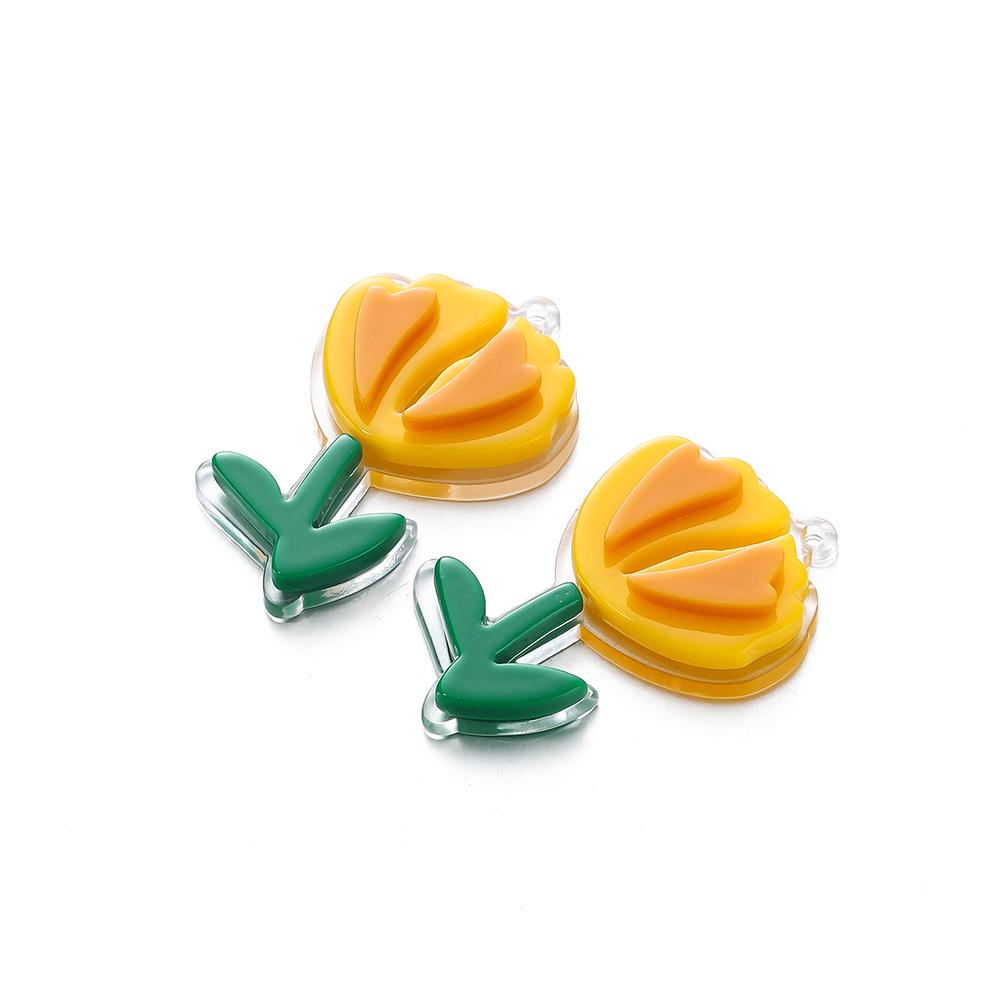 10pcs/lot Acrylic Flower Shape Pendants Lovely Plant Loose Pendant for Jewelry Making DIY Charms Bracelet Necklace Accessories 10pcs жовтий
10pcs/lot Acrylic Flower Shape Pendants Lovely Plant Loose Pendant for Jewelry Making DIY Charms Bracelet Necklace Accessories 10pcs жовтий