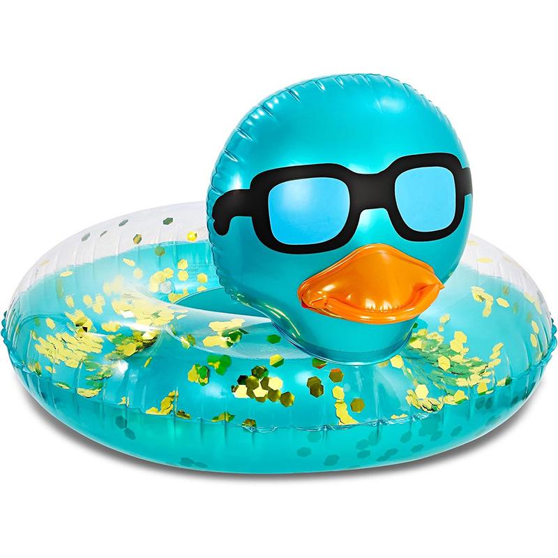 Блестящий надувной плот в виде утки из ПВХ, желтая утка, плавательный круг с нарукавниками для летних игр на воде для детей синий
Блестящий надувной плот в виде утки из ПВХ, желтая утка, плавательный круг с нарукавниками для летних игр на воде для детей синий
