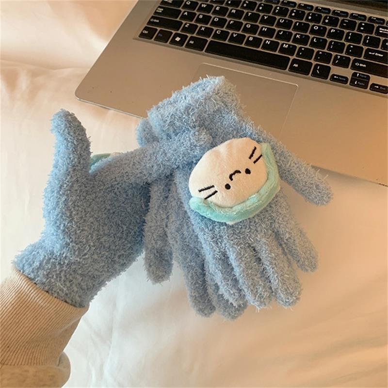 Милые музыкальные кошачьи варежки-перчатки из плюша и кораллового флиса, непродуваемые, студенческие, зимние, согревающие, пятипалые перчатки, рождественский подарок для девочки синий
Милые музыкальные кошачьи варежки-перчатки из плюша и кораллового флиса, непродуваемые, студенческие, зимние, согревающие, пятипалые перчатки, рождественский подарок для девочки синий