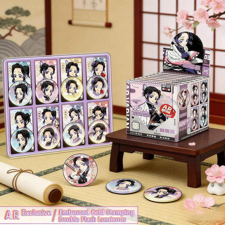 Клинок, рассекающий демонов Kimetsu no Yaiba Синобу Кочо AR Интерактивный Слепой бокс Значок, 3D Тисненый Голографический Светящийся Коллекционный Аниме Мерч, 75 мм One random pack *1ea
Клинок, рассекающий демонов Kimetsu no Yaiba Синобу Кочо AR Интерактивный Слепой бокс Значок, 3D Тисненый Голографический Светящийся Коллекционный Аниме Мерч, 75 мм One random pack *1ea