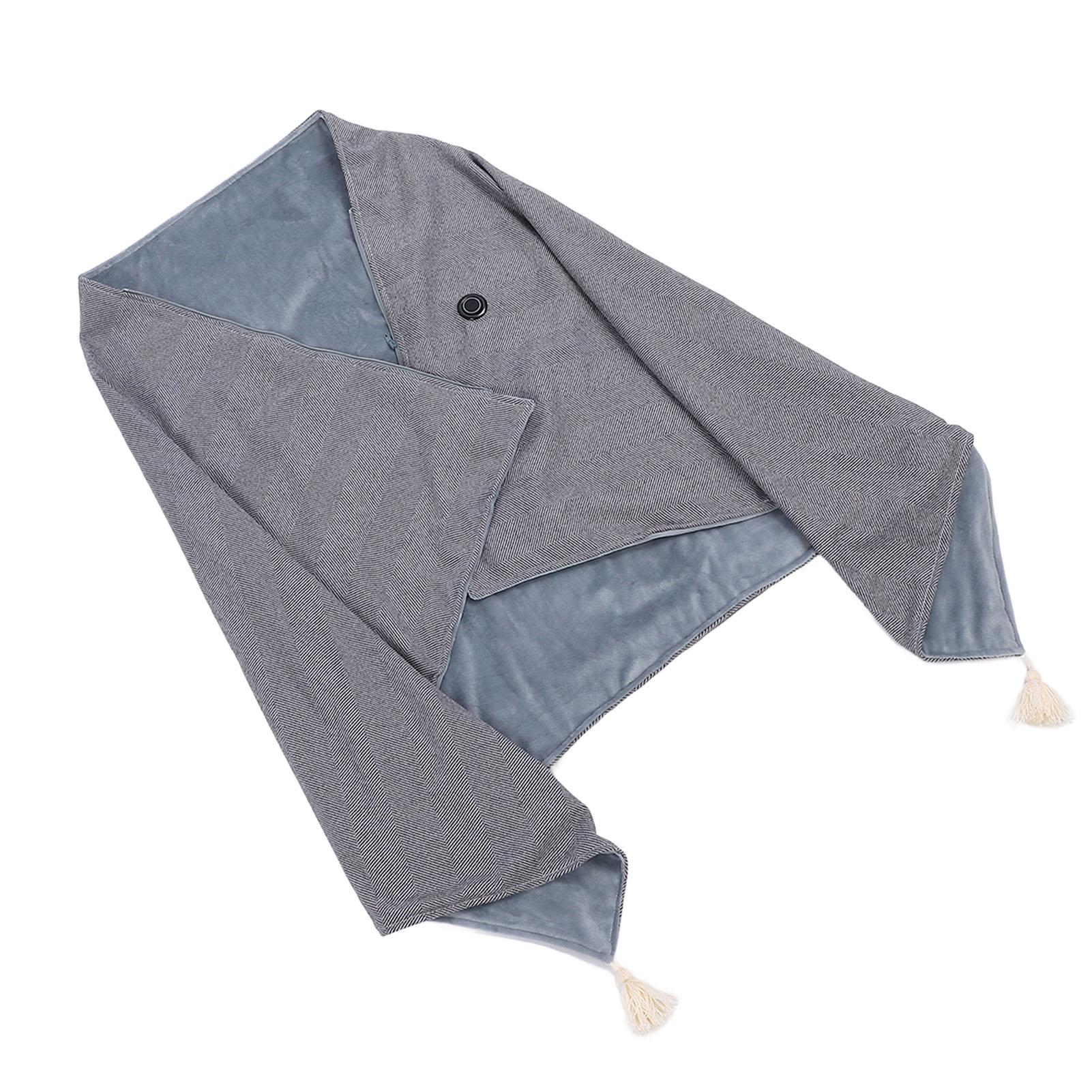 USB-одеяло-шаль с подогревом, носимое, 3 уровня нагрева, молния, 8 зон, электрическое одеяло-шаль с подогревом серый
USB-одеяло-шаль с подогревом, носимое, 3 уровня нагрева, молния, 8 зон, электрическое одеяло-шаль с подогревом серый