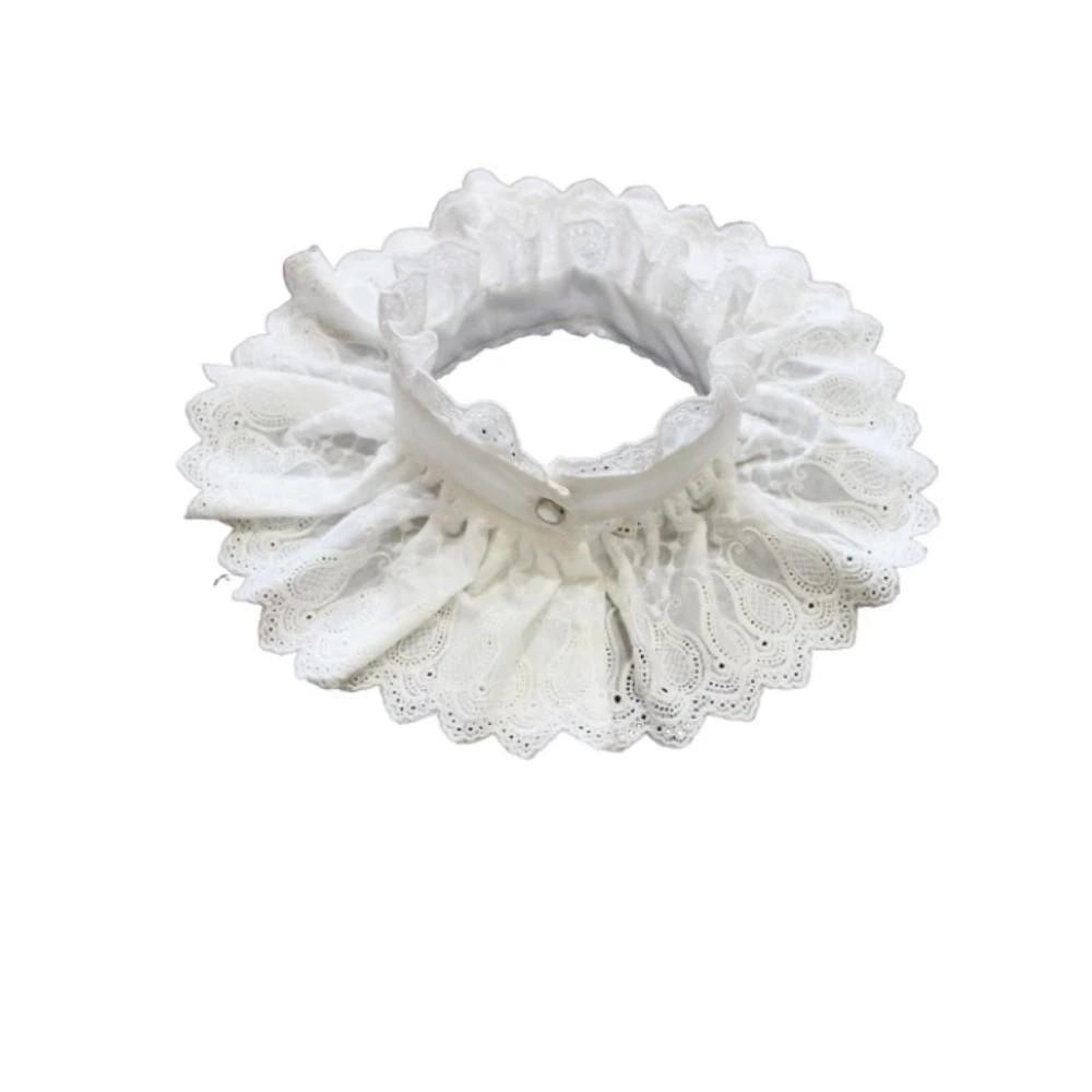 High Neck Fake Collar White Cotton Ruffle Collar Removable Detachable Collar Blouse Decoration білий
High Neck Fake Collar White Cotton Ruffle Collar Removable Detachable Collar Blouse Decoration білий