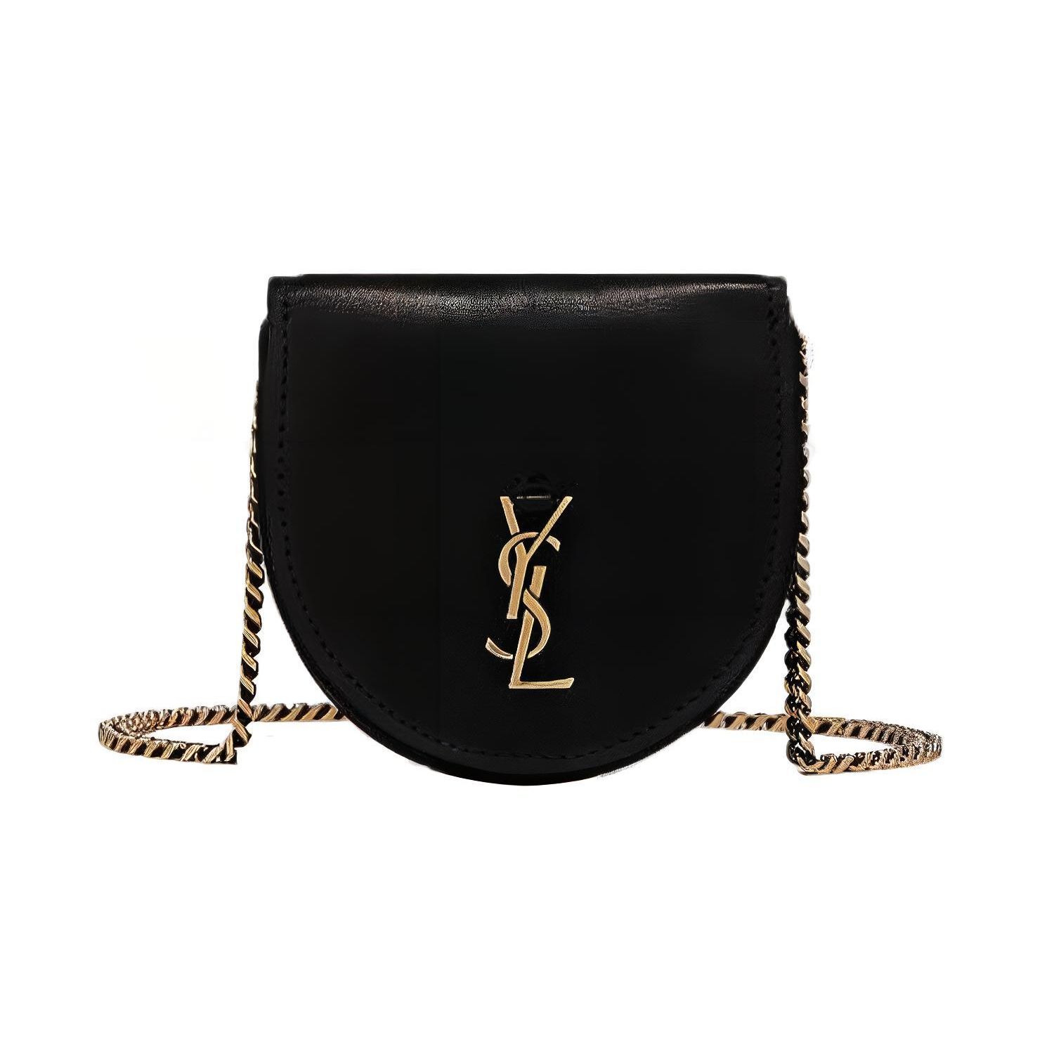 Saint Laurent Ysl Le K Baby Gold Logo Smooth Leather Horseshoe Coin Purse Chain Shoulder Bag Women Bags Black Basic Set (Bag+Dust Bag)
Saint Laurent Ysl Le K Baby Gold Logo Smooth Leather Horseshoe Coin Purse Chain Shoulder Bag Women Bags Black Basic Set (Bag+Dust Bag)