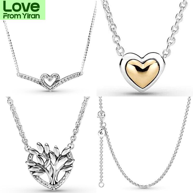 Новое ожерелье S925 Sparkling Heart Wishbone Family Tree Collier Rolo Chain для бусин Charm Diy Jewelry
Новое ожерелье S925 Sparkling Heart Wishbone Family Tree Collier Rolo Chain для бусин Charm Diy Jewelry