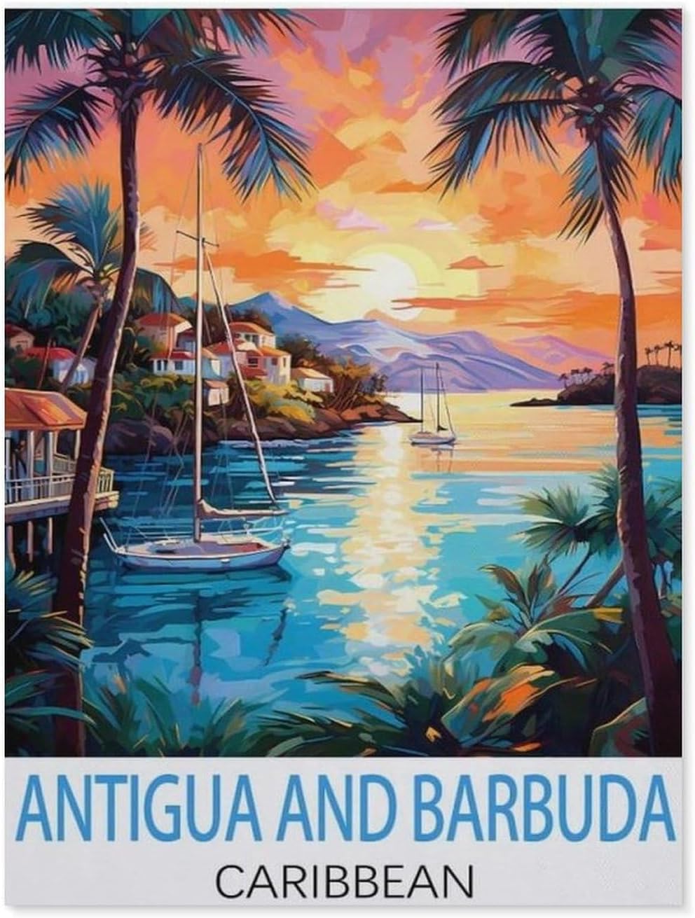 Vintage Metal Tin SignAntigua and Barbuda Caribbean Travel PosterRetro Wall Decor Art Sign for Home Coffee Bar Restaurant Pub 20x30cm(7.8x11.8inch)
Vintage Metal Tin SignAntigua and Barbuda Caribbean Travel PosterRetro Wall Decor Art Sign for Home Coffee Bar Restaurant Pub 20x30cm(7.8x11.8inch)