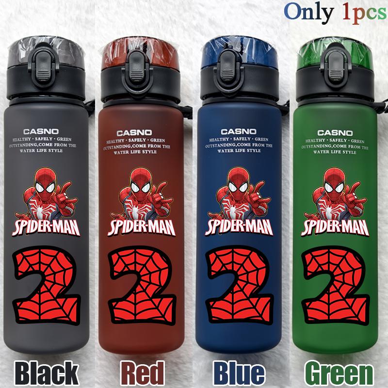 560ML Spider Man Peripheral Plastic Drinking Cup Anime Numbers 0-9 Letters A-Z Print Water Cup Black Blue Green Red Bottle Gifts Only Black 1PCS
560ML Spider Man Peripheral Plastic Drinking Cup Anime Numbers 0-9 Letters A-Z Print Water Cup Black Blue Green Red Bottle Gifts Only Black 1PCS