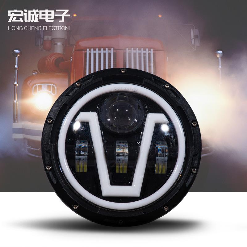 Фара Wrangler7 дюймов, круглая, с четырьмя сетками, двойная фара VType, модифицированная автомобильная светодиодная фара автомобиля
Фара Wrangler7 дюймов, круглая, с четырьмя сетками, двойная фара VType, модифицированная автомобильная светодиодная фара автомобиля