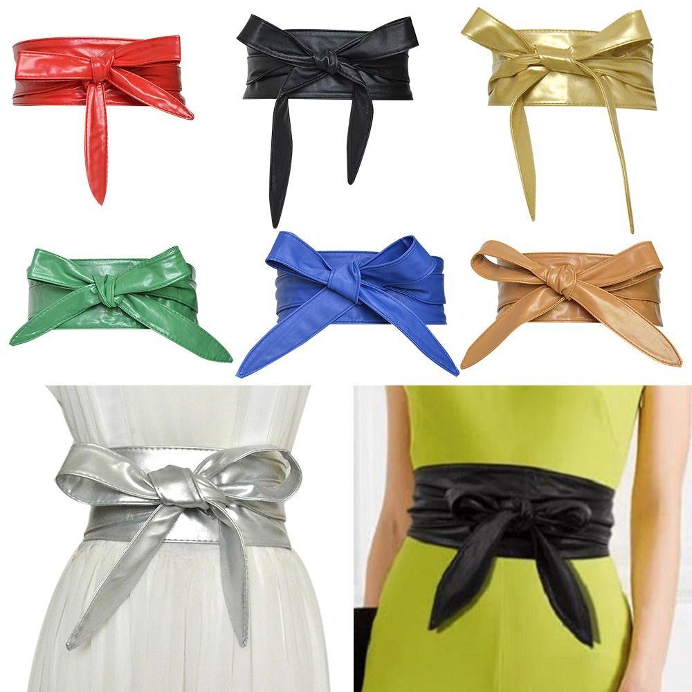 Bowknot Simple Wrap Wide Waist Band Ladies Dress Cummerbands Corset Waistband Bowknot Leather Belt золотий
Bowknot Simple Wrap Wide Waist Band Ladies Dress Cummerbands Corset Waistband Bowknot Leather Belt золотий