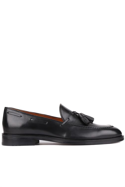 Shoetyle — Черные кожаные мужские классические туфли с кисточками 250-7951 38 коричневый