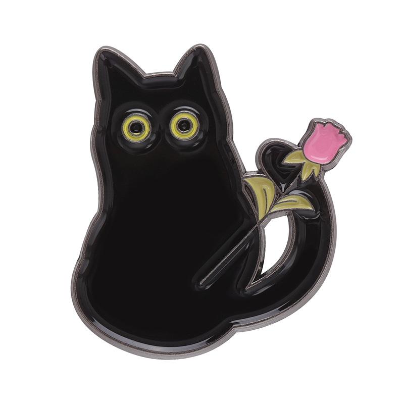 Black Cat Charming Rose Series Cute Animal Brooch Colorful Metal Pin Accessory For Fashionable Apparel Bags And XZ8371
Black Cat Charming Rose Series Cute Animal Brooch Colorful Metal Pin Accessory For Fashionable Apparel Bags And XZ8371