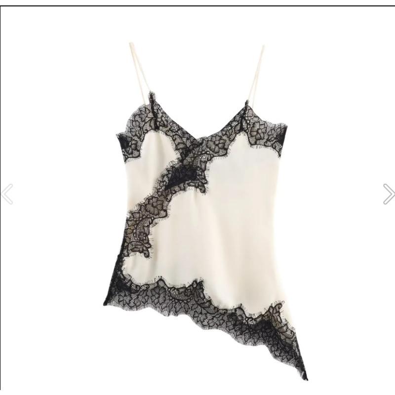 European and American style women s clothing, fashionable temperament, sexy lace asymmetrical dress XS
European and American style women s clothing, fashionable temperament, sexy lace asymmetrical dress XS