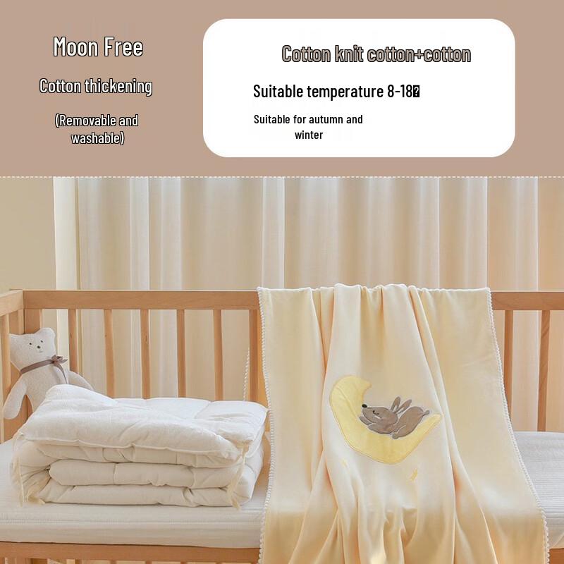 Mling Moon Rabbit Thick Cotton Baby Quilt
Mling Moon Rabbit Thick Cotton Baby Quilt