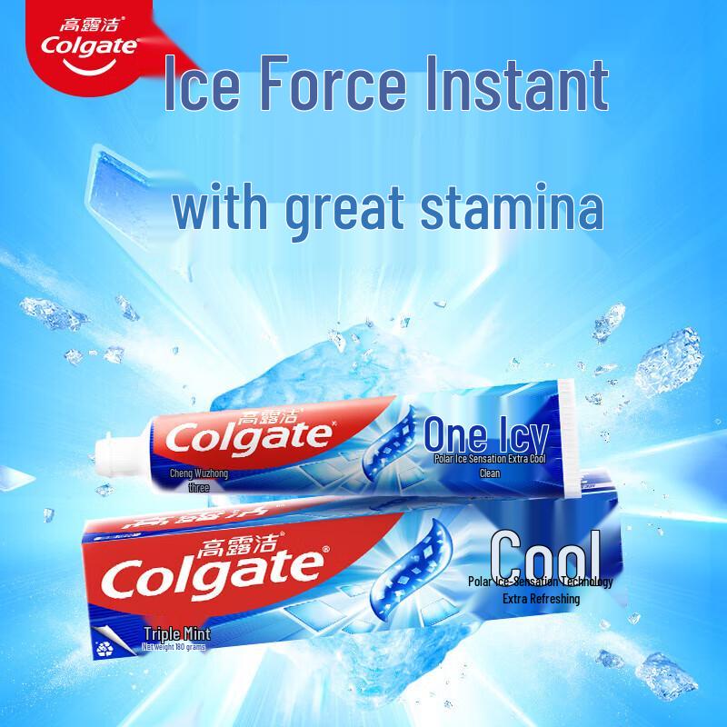 Colgate Triple Mint Ice Fresh Toothpaste 6-Pack
Colgate Triple Mint Ice Fresh Toothpaste 6-Pack