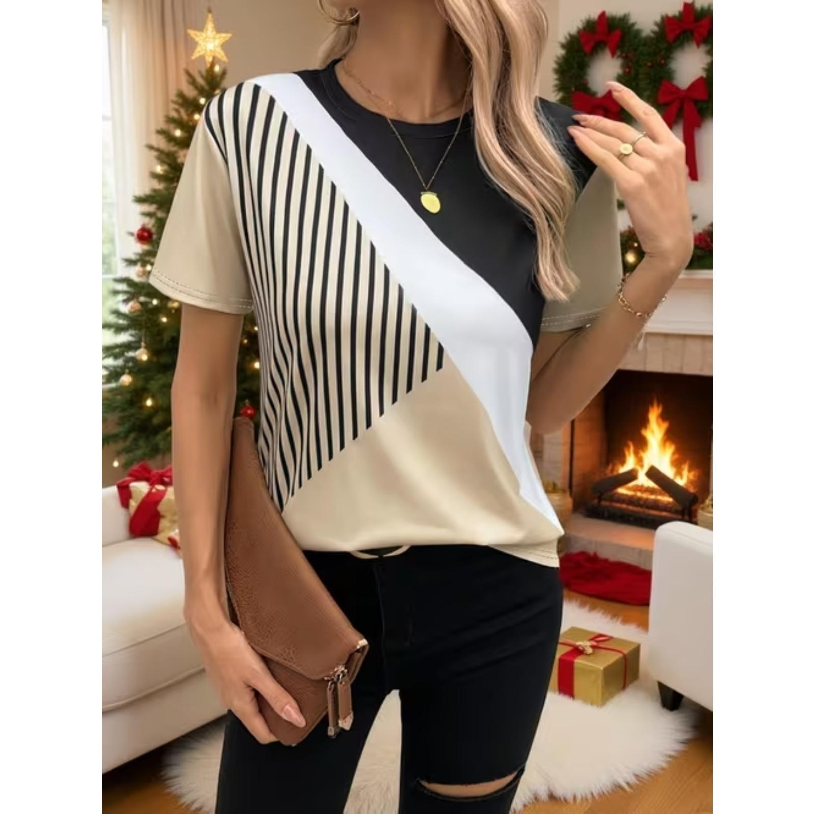 Fashion Women Patchwork Pattern Print T Shirt Funny Casual O-neck Short Sleeves T-shirt Summer Female Tee Shirt XS бежевый
Fashion Women Patchwork Pattern Print T Shirt Funny Casual O-neck Short Sleeves T-shirt Summer Female Tee Shirt XS бежевый