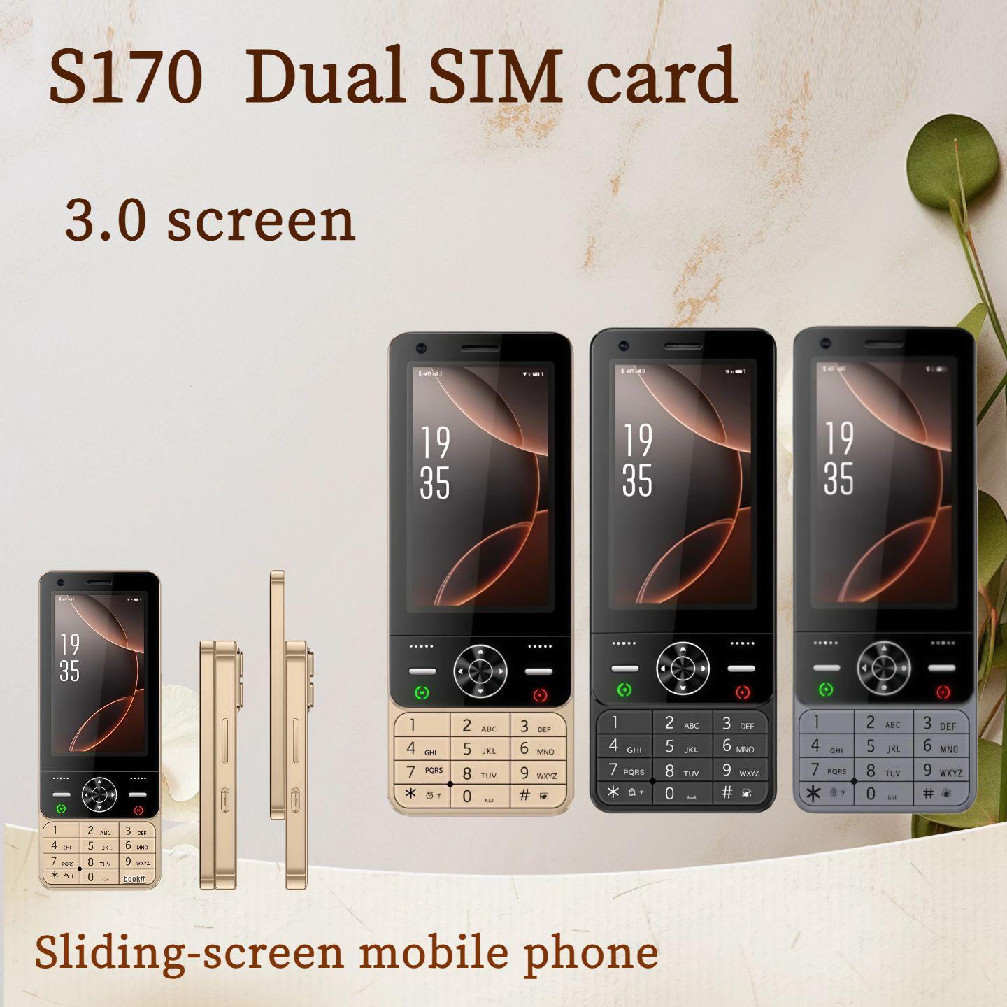 S170 Smart Slider Phone: 3.0-inch Touchscreen, 2G/3G/4G Support 2GB RAM + 16GB Storage чорний
S170 Smart Slider Phone: 3.0-inch Touchscreen, 2G/3G/4G Support 2GB RAM + 16GB Storage чорний