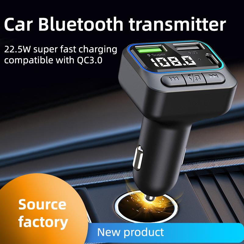 C40 Bluetooth-compatible Hands-free Call Adapter FM Transmitter Car MP3 Music Player Type-C+Dual USB QC3.0 Car Charger Type A
C40 Bluetooth-compatible Hands-free Call Adapter FM Transmitter Car MP3 Music Player Type-C+Dual USB QC3.0 Car Charger Type A