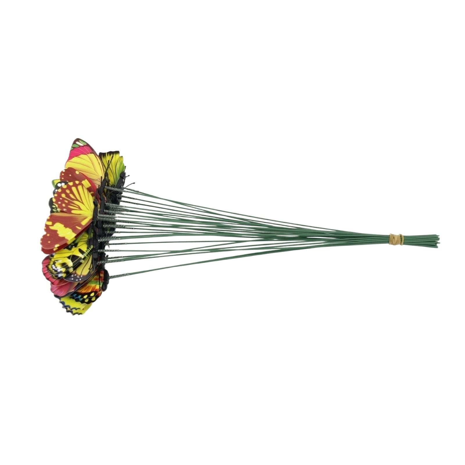 Artificial Butterfly Garden Decoration Stakes Set with Long Metal Stems for Outdoor Indoor Floral Arrangements and Landscaping Enhancements One Size
Artificial Butterfly Garden Decoration Stakes Set with Long Metal Stems for Outdoor Indoor Floral Arrangements and Landscaping Enhancements One Size
