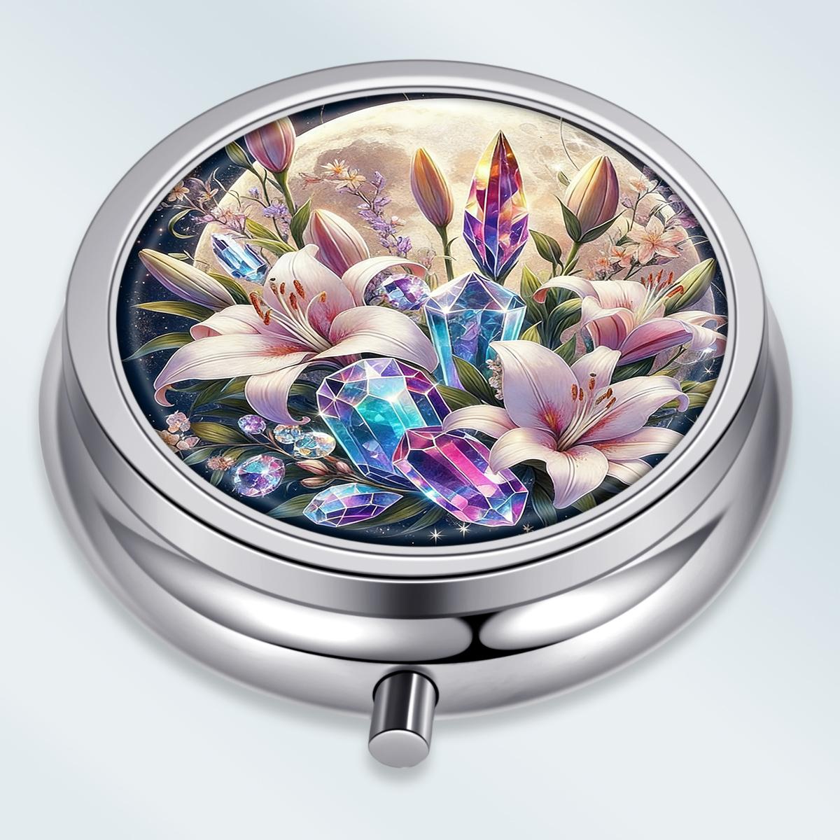 Portable Pill Box with 3 Compartments, Mini Metal Medicine Organizer Case, Cute Printed Pill Container for Vitamins, Pills, Jewelry, Travel, Daily Use
Portable Pill Box with 3 Compartments, Mini Metal Medicine Organizer Case, Cute Printed Pill Container for Vitamins, Pills, Jewelry, Travel, Daily Use