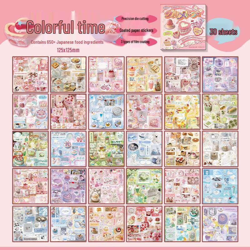 Jilü Xinxin Japanese Dessert Sticker Book: Creative Journaling Supplies for DIY Decorative Notebooks
Jilü Xinxin Japanese Dessert Sticker Book: Creative Journaling Supplies for DIY Decorative Notebooks